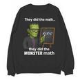 Halloween Monster Math Pun Teacher Humor Women Crewneck Sweatshirt, novelty gifts, funny gifts Halloween Monster Math Pun Teacher Humor Women Crewneck Sweatshirt, novelty gifts, funny gifts