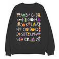 Halloween Nursery Teacher Shirt Halloween Alphabet Women Crewneck Sweatshirt, novelty gifts, funny gifts