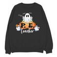 Halloween PE Teacher Ghosts Pumpkins Sports Lover Women Crewneck Sweatshirt, novelty gifts, funny gifts Halloween PE Teacher Ghosts Pumpkins Sports Lover Women Crewneck Sweatshirt, novelty gifts, funny gifts