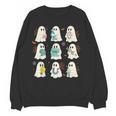 Halloween Science Teacher Student Ghost Laboratory Men Women Women Crewneck Sweatshirt, novelty gifts, funny gifts Halloween Science Teacher Student Ghost Laboratory Men Women Women Crewneck Sweatshirt, novelty gifts, funny gifts