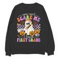 Halloween Teacher You Can't Scare Me I Teach First Grade Women Crewneck Sweatshirt, novelty gifts, funny gifts Halloween Teacher You Can't Scare Me I Teach First Grade Women Crewneck Sweatshirt, novelty gifts, funny gifts