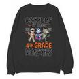 Halloween Teacher Creepin It Real With My 4th Grade Monsters Women Crewneck Sweatshirt, novelty gifts, funny gifts Halloween Teacher Creepin It Real With My 4th Grade Monsters Women Crewneck Sweatshirt, novelty gifts, funny gifts