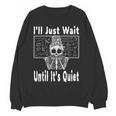 Halloween Teacher Math I'Ll Just Wait Until It's Quiet Women Crewneck Sweatshirt, novelty gifts, funny gifts Halloween Teacher Math I'Ll Just Wait Until It's Quiet Women Crewneck Sweatshirt, novelty gifts, funny gifts