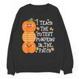 Halloween Teacher Shirt I Teach The Cutest Pumpkins In Patch Men Women Kids Women Crewneck Sweatshirt, novelty gifts, funny gifts
