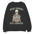 Halloween Weird Teachers Build Character Costume Men Women Women Crewneck Sweatshirt, novelty gifts, funny gifts Halloween Weird Teachers Build Character Costume Men Women Women Crewneck Sweatshirt, novelty gifts, funny gifts