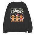 Hangin With My Cookies Gingerbread Christmas Teacher Women Crewneck Sweatshirt, novelty gifts, funny gifts Hangin With My Cookies Gingerbread Christmas Teacher Women Crewneck Sweatshirt, novelty gifts, funny gifts