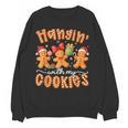 Hangin With My Cookies Gingerbread Men Women Xmas Teacher Women Crewneck Sweatshirt, novelty gifts, funny gifts Hangin With My Cookies Gingerbread Men Women Xmas Teacher Women Crewneck Sweatshirt, novelty gifts, funny gifts