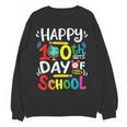 Happy 100th Day Of School 100 Days Of School Teacher Student Women Crewneck Sweatshirt, novelty gifts, funny gifts