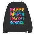 Happy 100th Day Of School Teacher Student 100 Days Tie Dye Men Women Kids Women Crewneck Sweatshirt, novelty gifts, funny gifts Happy 100th Day Of School Teacher Student 100 Days Tie Dye Men Women Kids Women Crewneck Sweatshirt, novelty gifts, funny gifts