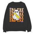 Happy Fri-Yay Friday Lovers Groovy Teacher Life Halloween Women Crewneck Sweatshirt, novelty gifts, funny gifts Happy Fri-Yay Friday Lovers Groovy Teacher Life Halloween Women Crewneck Sweatshirt, novelty gifts, funny gifts
