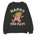 Happy Fri Yay Retro French Fries Friday Lovers Fun Teacher Women Crewneck Sweatshirt, novelty gifts, funny gifts Happy Fri Yay Retro French Fries Friday Lovers Fun Teacher Women Crewneck Sweatshirt, novelty gifts, funny gifts