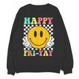 Happy Fri-Yay Teacher Friday Weekend School Women Crewneck Sweatshirt, novelty gifts, funny gifts