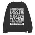 Health Teacher Tshirt Appreciation For Men Women Women Crewneck Sweatshirt, novelty gifts, funny gifts