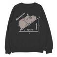 Hippotenuse Hippo Angle Function Hypotenuse Math Teacher Women Crewneck Sweatshirt, novelty gifts, funny gifts Hippotenuse Hippo Angle Function Hypotenuse Math Teacher Women Crewneck Sweatshirt, novelty gifts, funny gifts