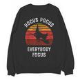 Hocus Pocus Everybody Focus Witch Halloween Teacher Women Women Crewneck Sweatshirt, novelty gifts, funny gifts Hocus Pocus Everybody Focus Witch Halloween Teacher Women Women Crewneck Sweatshirt, novelty gifts, funny gifts