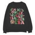 In My Holly Xmas Jolly Teacher Era Teacher Vibes Christmas For Men Women Kids Women Crewneck Sweatshirt, novelty gifts, funny gifts In My Holly Xmas Jolly Teacher Era Teacher Vibes Christmas For Men Women Kids Women Crewneck Sweatshirt, novelty gifts, funny gifts