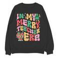 In My Holly Xmas Jolly Teacher Era Teacher Vibes Christmas Women Crewneck Sweatshirt, novelty gifts, funny gifts In My Holly Xmas Jolly Teacher Era Teacher Vibes Christmas Women Crewneck Sweatshirt, novelty gifts, funny gifts