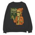 HUGvyn Halloween Skeleton Six Seven 67 Meme PEMDAS Teacher Women Crewneck Sweatshirt, novelty gifts, funny gifts HUGvyn Halloween Skeleton Six Seven 67 Meme PEMDAS Teacher Women Crewneck Sweatshirt, novelty gifts, funny gifts