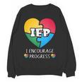 IEP I Encourage Progress Special Education School Teacher Women Crewneck Sweatshirt, novelty gifts, funny gifts IEP I Encourage Progress Special Education School Teacher Women Crewneck Sweatshirt, novelty gifts, funny gifts