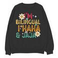 I’m Bilingual I Haha And Jaja Spanish Teacher Bilingual For Men Women Girls Kids Women Crewneck Sweatshirt, novelty gifts, funny gifts I’m Bilingual I Haha And Jaja Spanish Teacher Bilingual For Men Women Girls Kids Women Crewneck Sweatshirt, novelty gifts, funny gifts