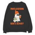 Inclusion Isn't Scary Shirt Halloween SLP Sped Teacher Women Crewneck Sweatshirt, novelty gifts, funny gifts Inclusion Isn't Scary Shirt Halloween SLP Sped Teacher Women Crewneck Sweatshirt, novelty gifts, funny gifts
