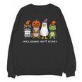 Inclusion Isn't Scary SLP Halloween Sped Teacher Animal Women Crewneck Sweatshirt, novelty gifts, funny gifts Inclusion Isn't Scary SLP Halloween Sped Teacher Animal Women Crewneck Sweatshirt, novelty gifts, funny gifts