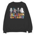 Inclusion Isn't Scary SLP Halloween Sped Teacher Women Crewneck Sweatshirt, novelty gifts, funny gifts Inclusion Isn't Scary SLP Halloween Sped Teacher Women Crewneck Sweatshirt, novelty gifts, funny gifts