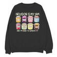 Inclusion Is My Jam And I'm Here To Spread It Sped Teacher Women Crewneck Sweatshirt, novelty gifts, funny gifts