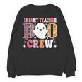 Infant Teacher Boo Crew Halloween Costume Women Crewneck Sweatshirt, novelty gifts, funny gifts
