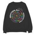 Irrational But Well Rounded Pi Day Math Teacher Student Geek Women Crewneck Sweatshirt, novelty gifts, funny gifts