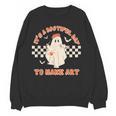 It's A Bootiful Day To Make Art Halloween Art Teacher Women Crewneck Sweatshirt, novelty gifts, funny gifts