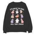 It’s Okay To Feel All The Feels Special Ed Teacher Halloween Women Crewneck Sweatshirt, novelty gifts, funny gifts It’s Okay To Feel All The Feels Special Ed Teacher Halloween Women Crewneck Sweatshirt, novelty gifts, funny gifts