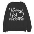 K Is For Kindergarten Kindergarten Teacher Men Women Girls Kids Women Crewneck Sweatshirt, novelty gifts, funny gifts K Is For Kindergarten Kindergarten Teacher Men Women Girls Kids Women Crewneck Sweatshirt, novelty gifts, funny gifts