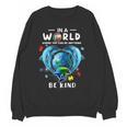 Be Kind Dolphin Autism Awareness Back To School Teacher Men Women Kids Women Crewneck Sweatshirt, novelty gifts, funny gifts Be Kind Dolphin Autism Awareness Back To School Teacher Men Women Kids Women Crewneck Sweatshirt, novelty gifts, funny gifts