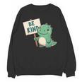 Be Kind Teacher Anti-Bullying Dino Kindness Women Men Boys Women Crewneck Sweatshirt, novelty gifts, funny gifts