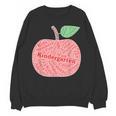 Kindergarten Apple Word Art For Teachers & Students Women Crewneck Sweatshirt, novelty gifts, funny gifts