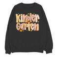 Kindergarten Teacher Fall Pumpkin Autumn Cute Women Crewneck Sweatshirt, novelty gifts, funny gifts Kindergarten Teacher Fall Pumpkin Autumn Cute Women Crewneck Sweatshirt, novelty gifts, funny gifts