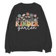 Kindergarten Teacher Wildflower Back To School Floral Outfit Men Women Women Crewneck Sweatshirt, novelty gifts, funny gifts