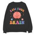 Kiss Your Brain Sped Teacher Appreciation Back To School Kid Women Crewneck Sweatshirt, novelty gifts, funny gifts Kiss Your Brain Sped Teacher Appreciation Back To School Kid Women Crewneck Sweatshirt, novelty gifts, funny gifts