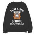 Koalafied School Psychologist Koala Lover Psychology Teacher Women Crewneck Sweatshirt, novelty gifts, funny gifts Koalafied School Psychologist Koala Lover Psychology Teacher Women Crewneck Sweatshirt, novelty gifts, funny gifts