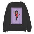 La Maestra Mexican Bingo Card Teacher Lottery Card Women Crewneck Sweatshirt, novelty gifts, funny gifts La Maestra Mexican Bingo Card Teacher Lottery Card Women Crewneck Sweatshirt, novelty gifts, funny gifts