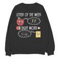 Letter Of The Week Ff Sight Word Teacher Squad Women Crewneck Sweatshirt, novelty gifts, funny gifts