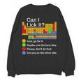 Can I Lick It Periodic Table Chemistry Teachers Women Crewneck Sweatshirt, novelty gifts, funny gifts Can I Lick It Periodic Table Chemistry Teachers Women Crewneck Sweatshirt, novelty gifts, funny gifts