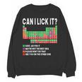 Can I Lick It Periodic Table Science Teacher Boy And Girls Women Crewneck Sweatshirt, novelty gifts, funny gifts Can I Lick It Periodic Table Science Teacher Boy And Girls Women Crewneck Sweatshirt, novelty gifts, funny gifts