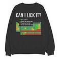 Can I Lick It Periodic Table Science Teacher Student Women Crewneck Sweatshirt, novelty gifts, funny gifts Can I Lick It Periodic Table Science Teacher Student Women Crewneck Sweatshirt, novelty gifts, funny gifts