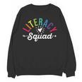 Literacy Squad Reading Teacher Interventionist Specialist Women Crewneck Sweatshirt, novelty gifts, funny gifts