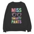 Little MISS SMARTY PANTS School Grad Teacher Last Day Women Crewneck Sweatshirt, novelty gifts, funny gifts Little MISS SMARTY PANTS School Grad Teacher Last Day Women Crewneck Sweatshirt, novelty gifts, funny gifts