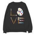 Love Art For Artist Art Teacher Women Crewneck Sweatshirt, novelty gifts, funny gifts Love Art For Artist Art Teacher Women Crewneck Sweatshirt, novelty gifts, funny gifts