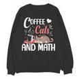 I Love Math Cats And Coffee Heart Mathematics Teacher Women Crewneck Sweatshirt, novelty gifts, funny gifts I Love Math Cats And Coffee Heart Mathematics Teacher Women Crewneck Sweatshirt, novelty gifts, funny gifts