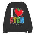 I Love STEM Student Teacher 1st Day Of School Back To School Women Crewneck Sweatshirt, novelty gifts, funny gifts I Love STEM Student Teacher 1st Day Of School Back To School Women Crewneck Sweatshirt, novelty gifts, funny gifts